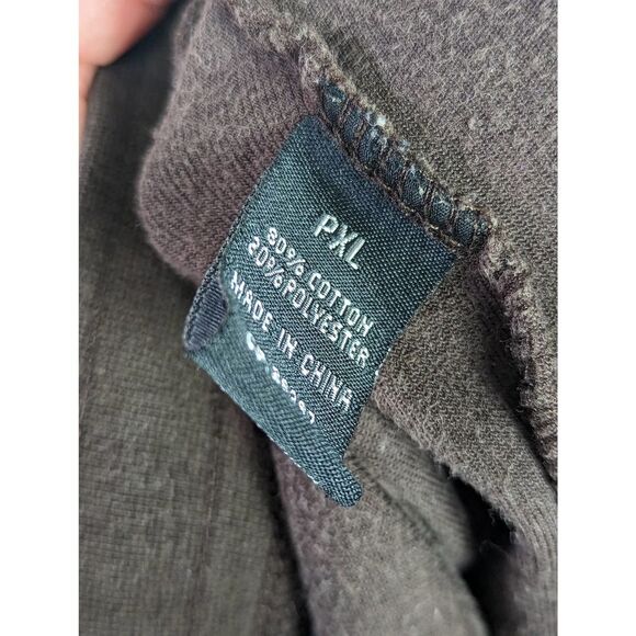 BCBGMAXAZRIA Y2K Bling Spellout Cropped Velour Lounge Pants Wide Leg Petite XL - Picture 5 of 5